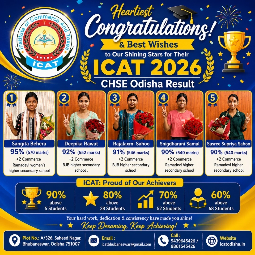 icatodisha | Best institute for Commerce in Bhubaneswar, Odisha >> Topper Img icatodisha | Best institute for Commerce in Bhubaneswar, Odisha >> Topper Img